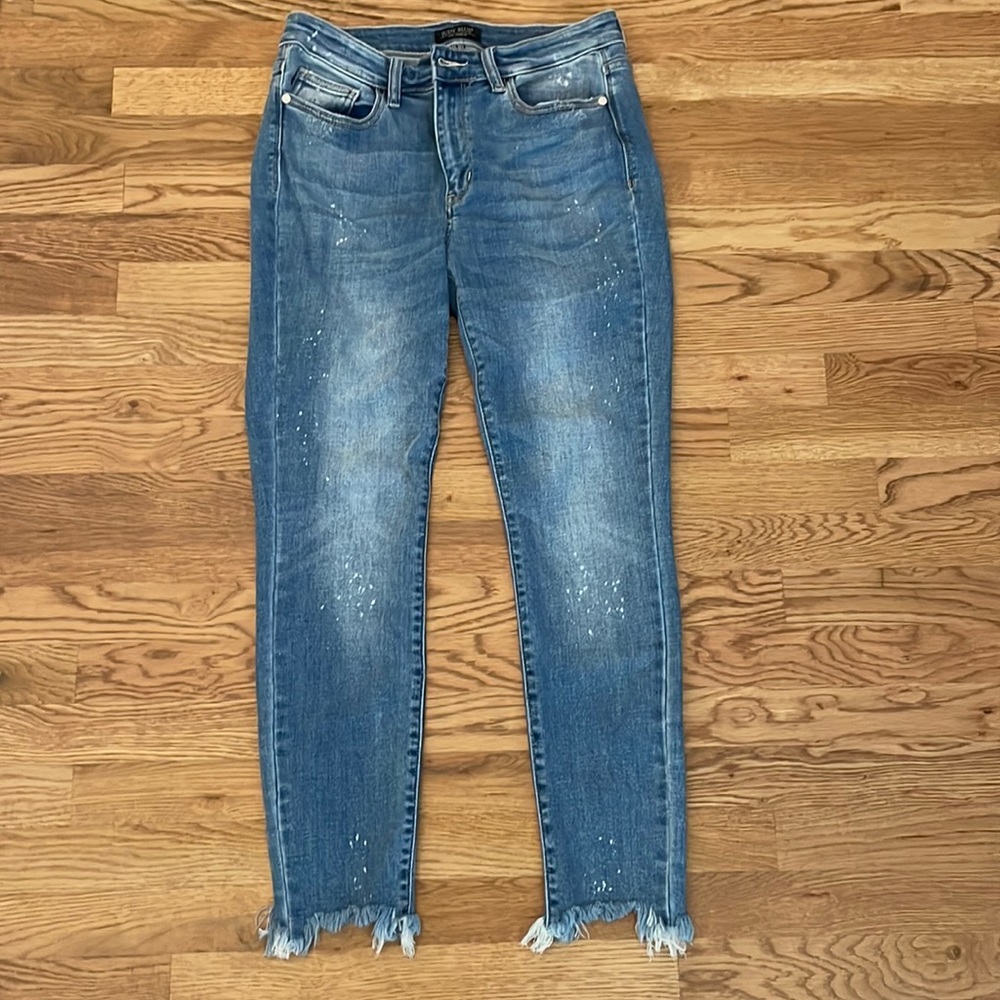 Judy Blue “Paint Splatter” Distressed Jeans